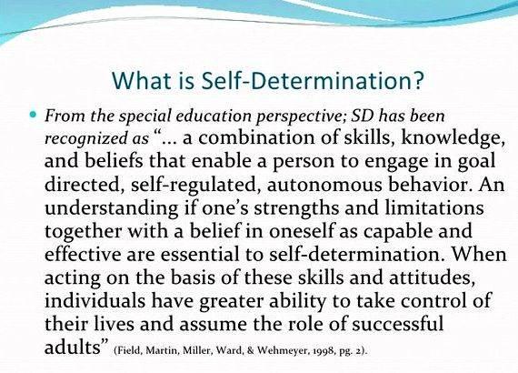 Self determination law dissertation proposal States have thus recognised that