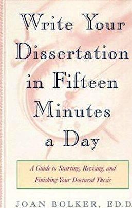 Starting to write your dissertation new post