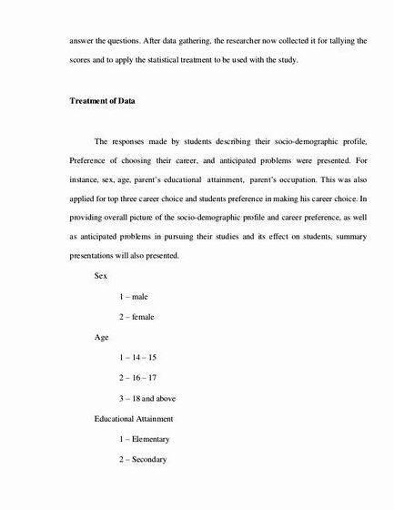Statistical treatment of data in thesis writing the shape of the What