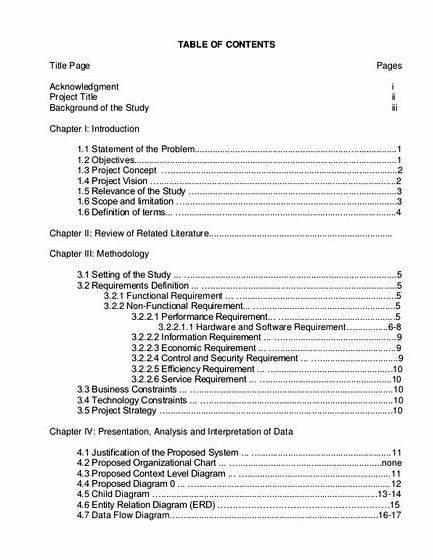 System title for thesis writing number of systems including power