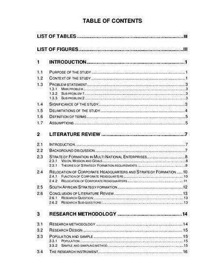 Table of contents of thesis proposal thesis proposal     
    Modern computer