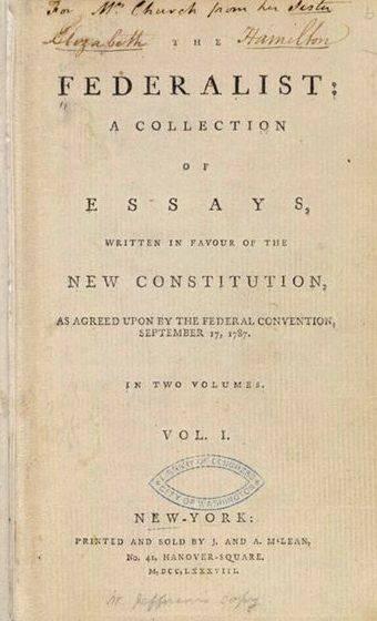 The federalist no 51 thesis writing 29 Concerning the Militia