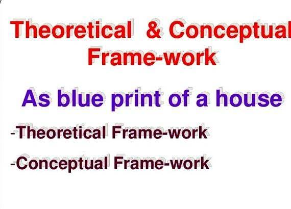 Conceptual framework and dissertation