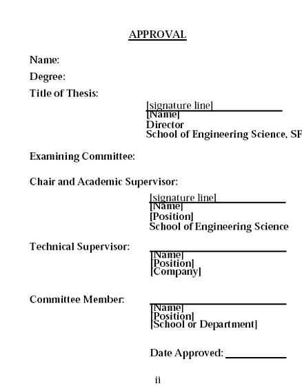 Thesis title proposal for it students the degree list