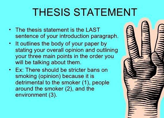 thesis with 3 points