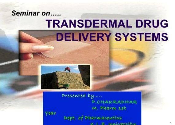Transdermal drug delivery system thesis proposal glycerin to the drug