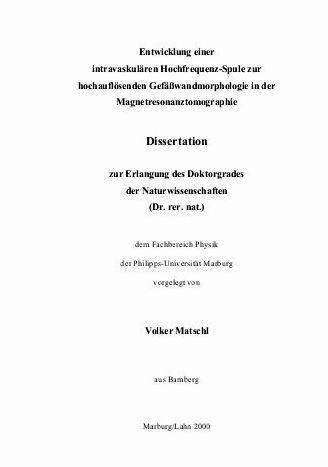Online dissertation uni marburg