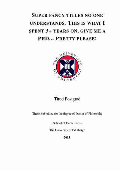 University of edinburgh doctoral thesis proposal Second Street