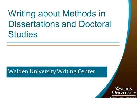Walden university proposal and dissertation rubric In South Africa