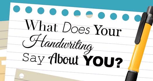 What does your handwriting say about you article of the text suggest it