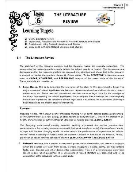 What is a literature review in a dissertation proposal When you are doing your