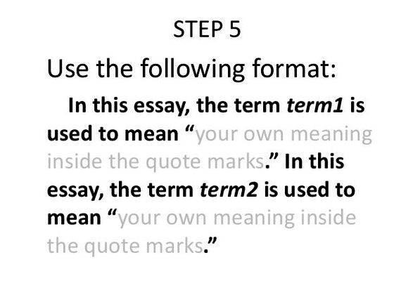 What is definition of terms in thesis proposal Explain how you