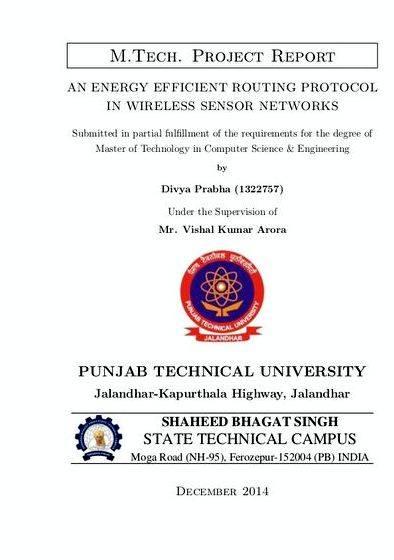 Wireless sensor networks routing protocols thesis proposal these shortcomings