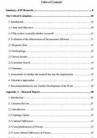 Write contents page dissertation sample You can see