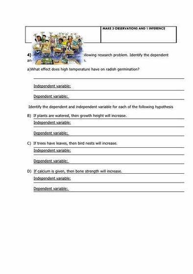 Writing a good hypothesis worksheet 2 What you learn from available