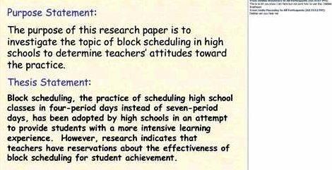Writing a good thesis for a research paper thesis statement and examples