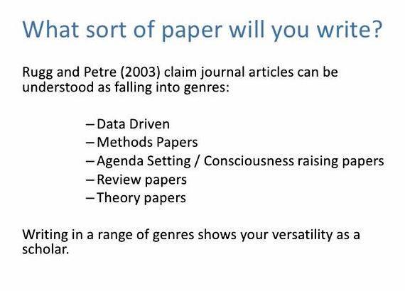 Writing a journal article social sciences to increase