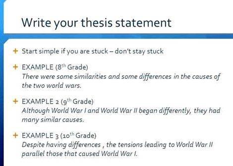 What Is Tentative Thesis Statement