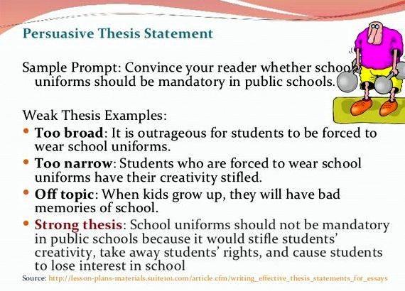 Writing a thesis for middle school skills for middle school