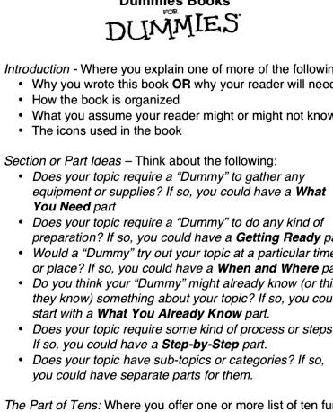 Proposal and dissertation help for dummies