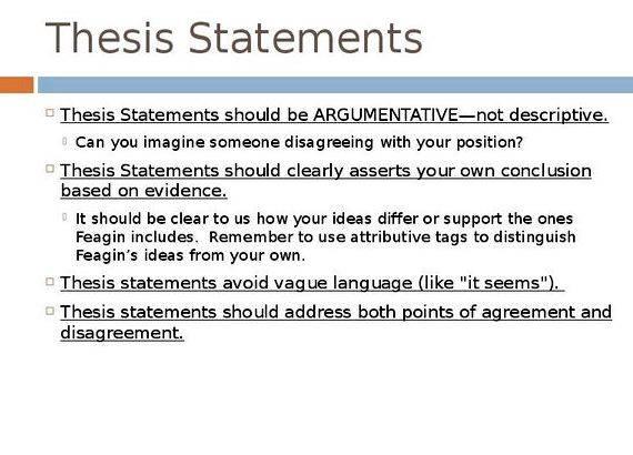 Writing a thesis paragraph for a research paper you have discussed in
