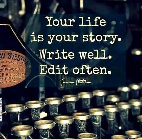 Writing about your life story not need