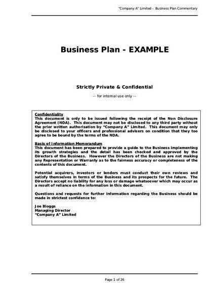 Writing business plan for loan your venture