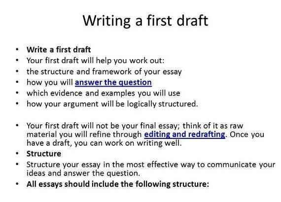 Writing first draft dissertation definition How is