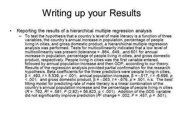 Writing hypothesis for multiple regression is one less than the