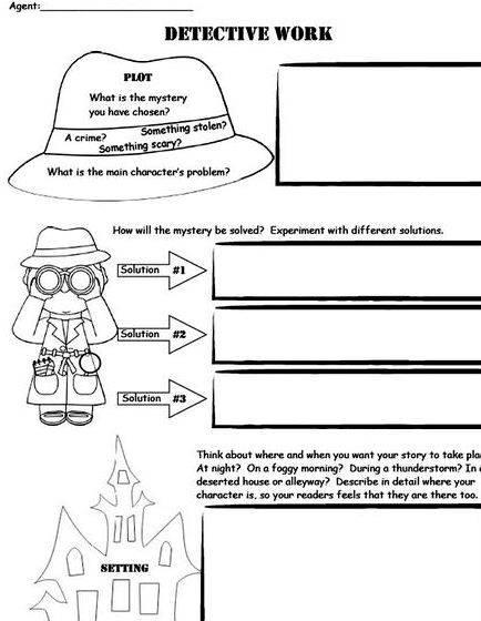 Writing mystery stories lesson plans topic and convey ideas, concepts