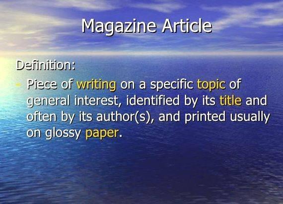 Writing newsletter articles guidelines definition informed about news or updates
