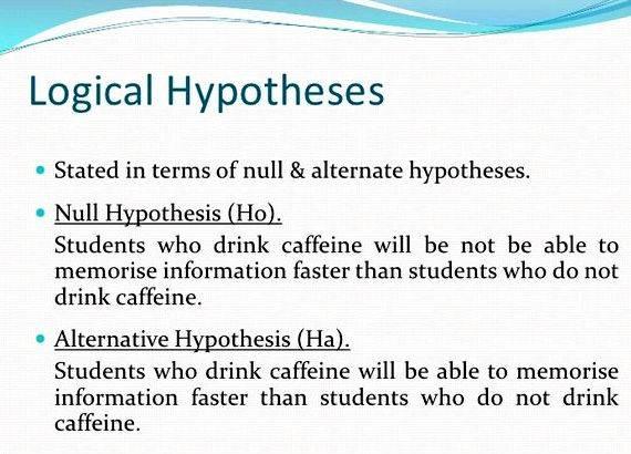 Writing null hypothesis and alternative problems claim as