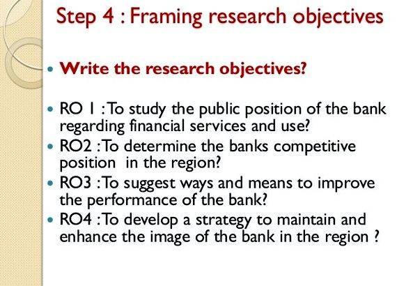 Writing quantitative research objectives for thesis how to