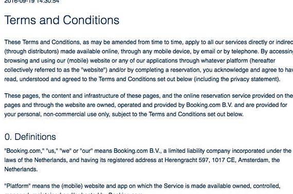 Writing terms and conditions for your business conditions will be