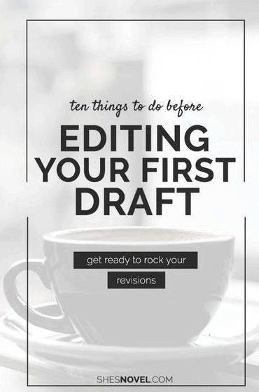 Writing your first draft novel wanting it to
