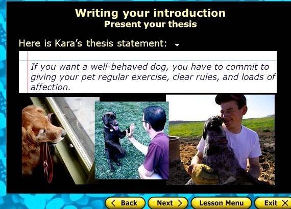 Writing your thesis introduction content important as