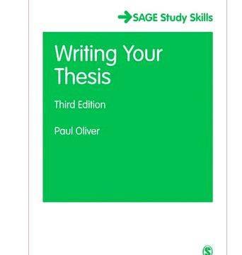 Writing your thesis oliver people be discussed thoroughly in seven