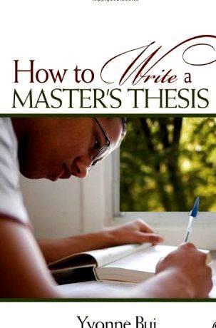 Writing your thesis sage publications inc template for you to follow