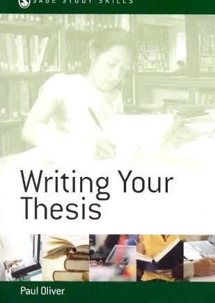 Writing your thesis sage publications london The Research Thesis The Intellectual