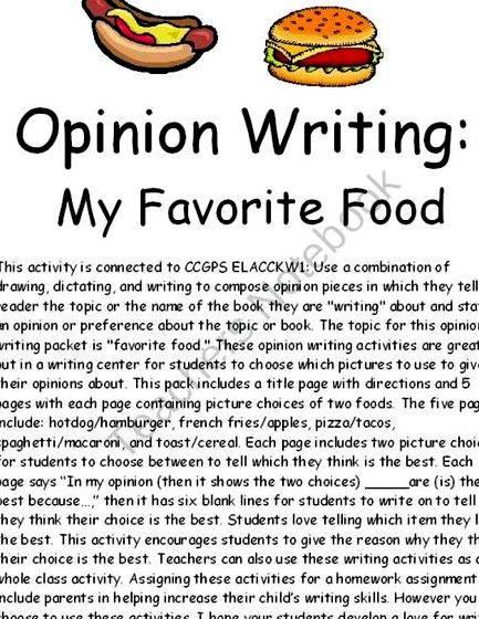 Your favorite meal essay writing Learn more than just